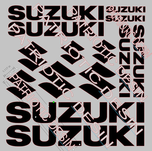 Suzuki decals stickers - decals,