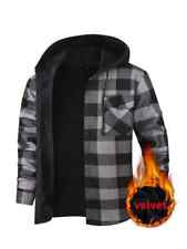Mens Hooded Lumberjack Plaid