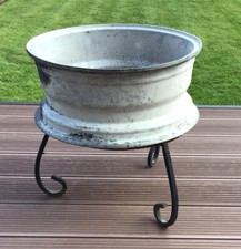 Fire Pit Upcycled Aluminium Wheel Bowl - Handmade