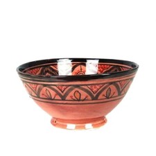 Oriental Moroccan Ceramic Bowl Large For Fruit Salad Rice