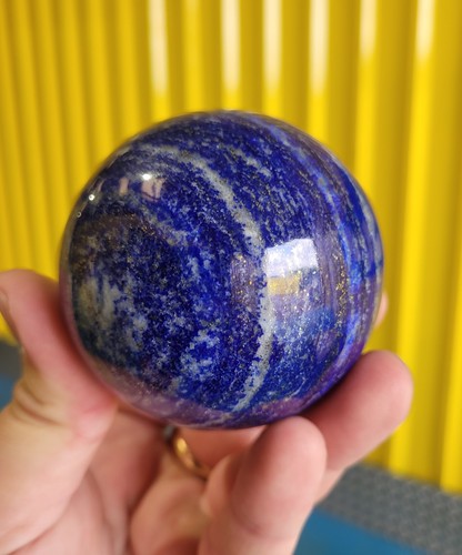 Lapis lazuli crystal - crystal, sphere