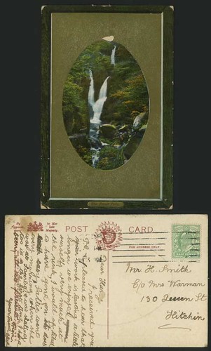 Leeds 1909 old colour - leeds, postcard