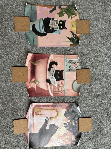 Set three canvases cute - set, of