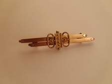 9 Carat Gold Bar Brooch Antique Chester Hallmark 1898 2.77g