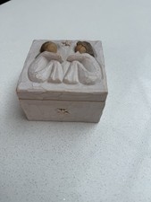 Willow Tree Ceramic Friendship Keepsake Box Susan Lordi Demdaco 2003