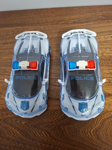 New police cars with lights - new,