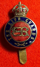 Life Guards Officers Enamelled Cap Badge 1935-36 Edward VIII