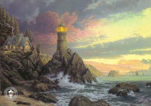 Thomas kinkade rock - kinkade, of
