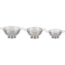 Le Creuset Set of 3 Stainless