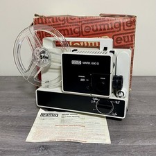Eumig Mark 600D Vintage Film Projector 8mm Spares & Repairs No Cable With Box