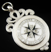 Sterling Silver Enamel St John