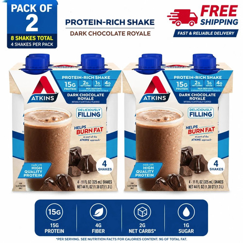 Atkins dark chocolate royale - dark,