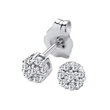 9ct White Gold 0.10ct Diamond