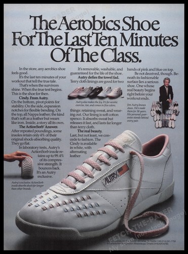 Autry aerobic shoes 1980s - aerobic,