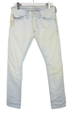 DIESEL D.N.A. Thanaz Slim-Skinny 8880L Jeans Men's W30/L32 Ripped Distressed Zip