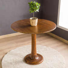 Solid Oak Round Dining Table