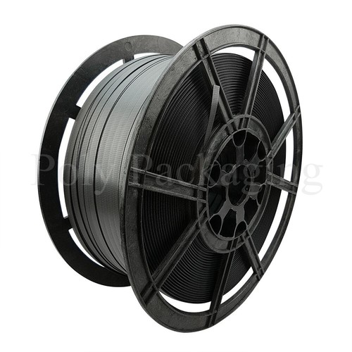 Black hand pallet strapping - black,