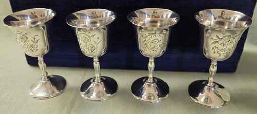 Vintage silver plated - silver, wine