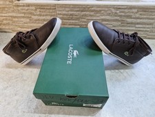Lacoste Brown Shoes size 9 with box