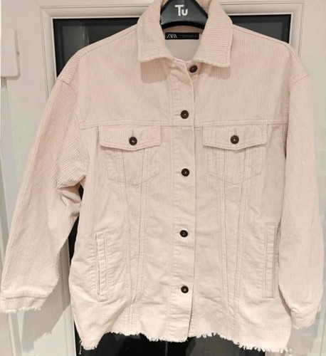 Zara cream cord oversized - cream,