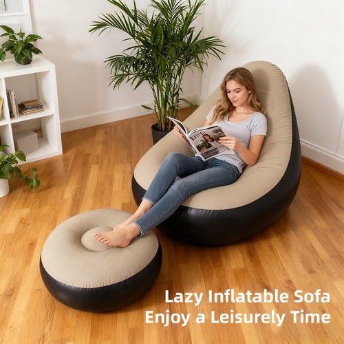 Inflatable sofa chair with - inflatable,
