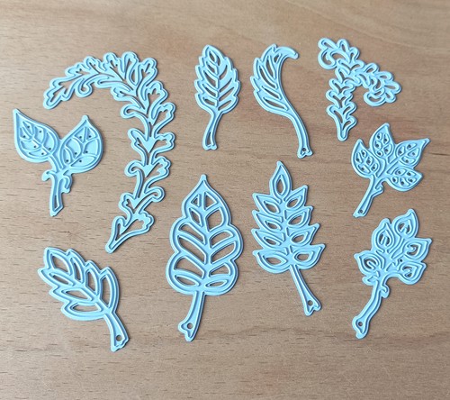 10pcs leaf dies set leaves - 10pcs,