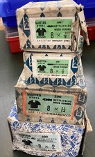 Slotted Steel Nettlefolds Wood Screws Mix Sizes (4 Boxes)