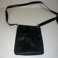 'LAURA ASHLEY' BLACK LEATHER
