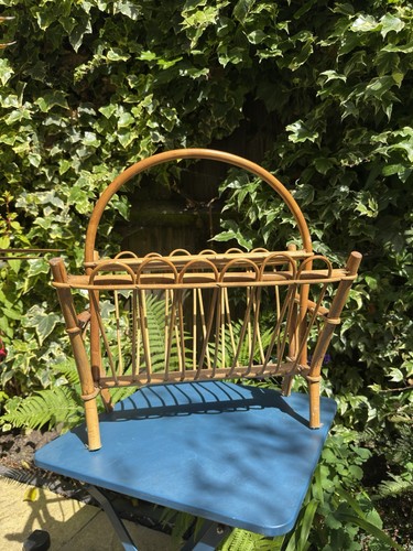 Vintage bamboo rattan magazine - bamboo,