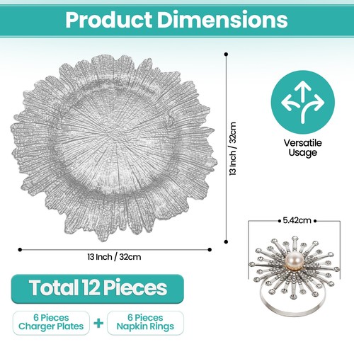 Vintage glass charger - vintage, plates