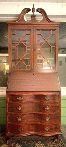Solid antique walnut clawfoot - solid,