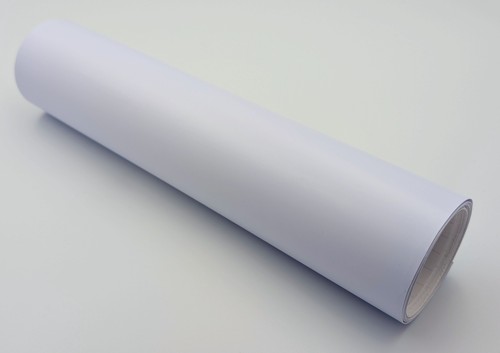 Matt white self adhesive vinyl - self,