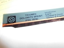 TRIUMPH DOLOMITE SPRINT TO
