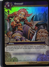 'Owned!' - WoW TCG Loot Card -