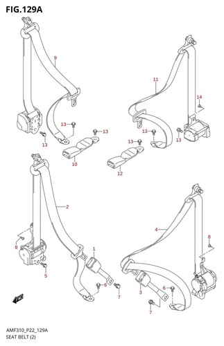 Suzuki genuine buckle - genuine,