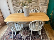 Vintage retro oak dining table