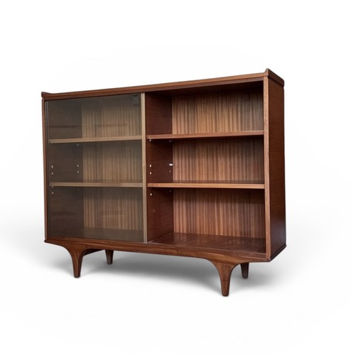Mcintosh teak bookcase cabinet - bookcase,