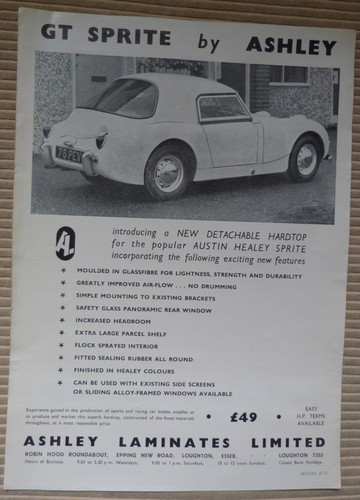 Austin healey sprite - sprite, mk1