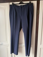 GARDEUR NAVY SMART TROUSERS 18