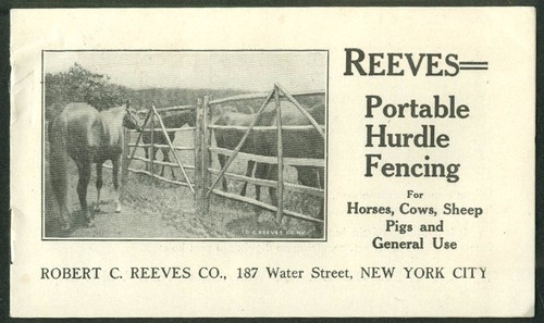 Reeves portable hurdle fencing - hurdle,