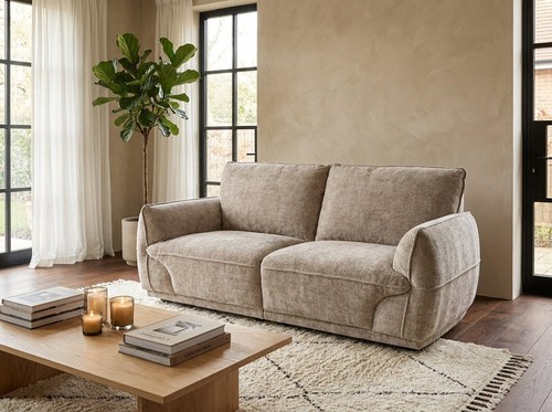 Angelo sofa beige seater - beige,