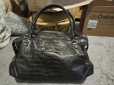 Bueno Crocodile Print Large Travel Bag