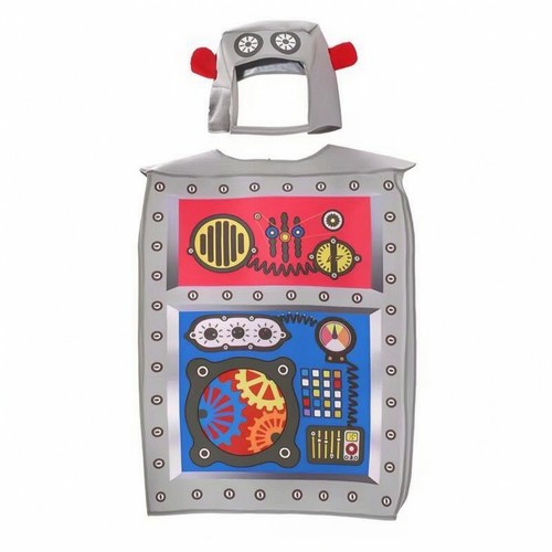 Robot costume silver - robot, gray