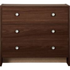 Seville 3 Drawer Chest Wenge Effect Elegant and Functional Bedroom Storage