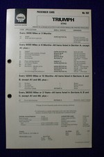 TRIUMPH STAG SHELL SERVICE GUIDE PASSENGER CAR No.192
