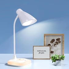 Battery Operated Table/Desk Lamp, USB Rechargeable Lamp, 3 Levels Brightness
