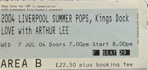 Love arthur lee liverpool 2004 - lee,