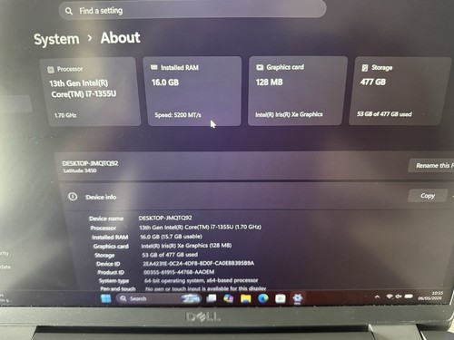 Dell latitude 3450 - latitude, intel