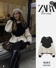 ZARA COMBINED KNIT CROCHET