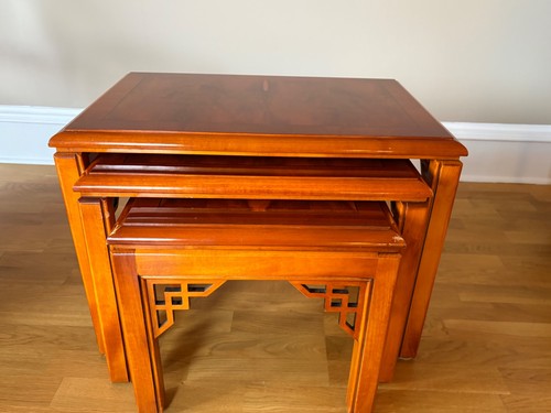 Nest tables set - tables, yew